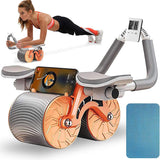 PowerCore Ab Roller Kit – Home Gym Fitness Wheel with Digital Timer