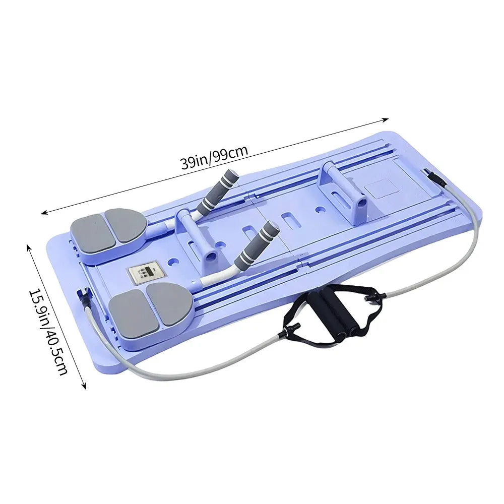 5-in-1 Foldable Pilates Reformer Board for Home Workouts